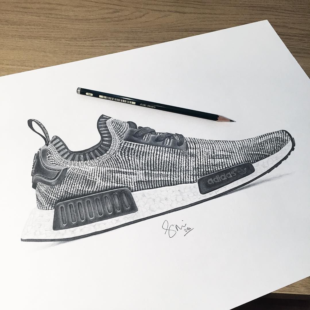 adidas nmd drawing